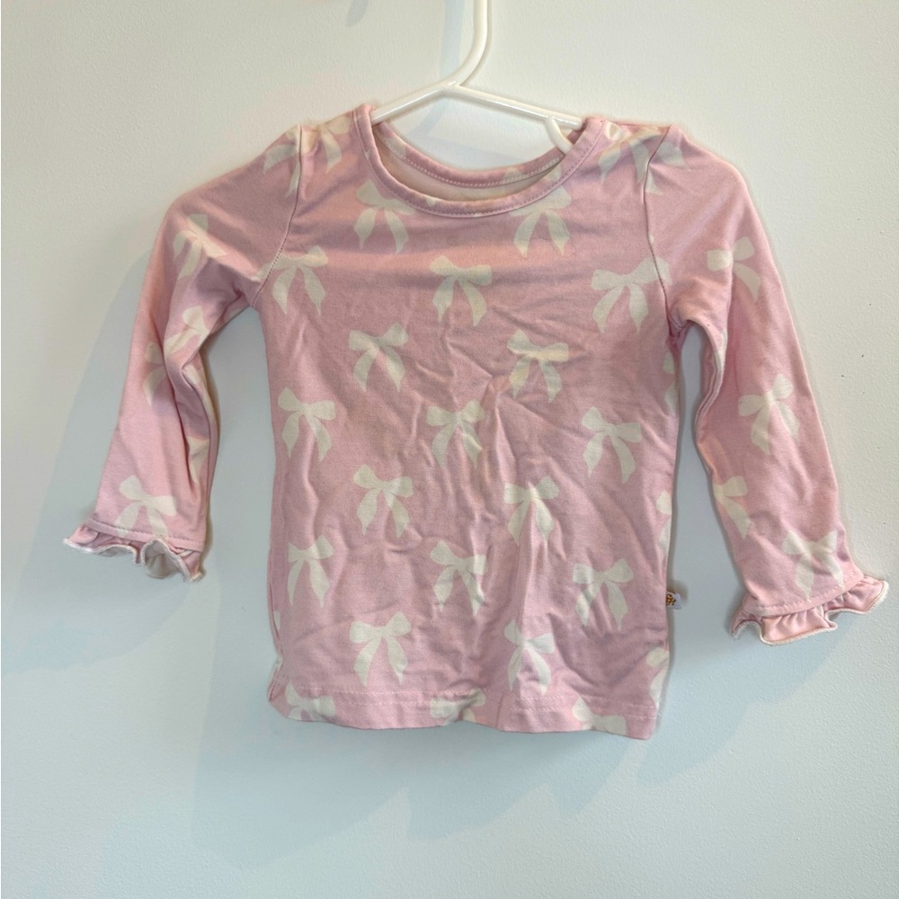 Sweethoney 12 month little girl Bow pajamas!